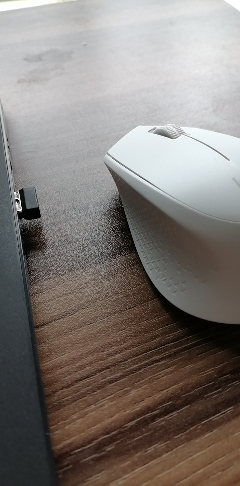 罗技(Logitech)M330 无线鼠标 光电USB微型接收器 办公家用笔记本便携台式机电脑鼠标 白色晒单图