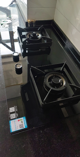 华帝(vatti)燃气灶家用双灶台灶具 5.2W高热效猛火玻璃面板嵌入式智能防干烧JZT-i10301F(天然气)晒单图