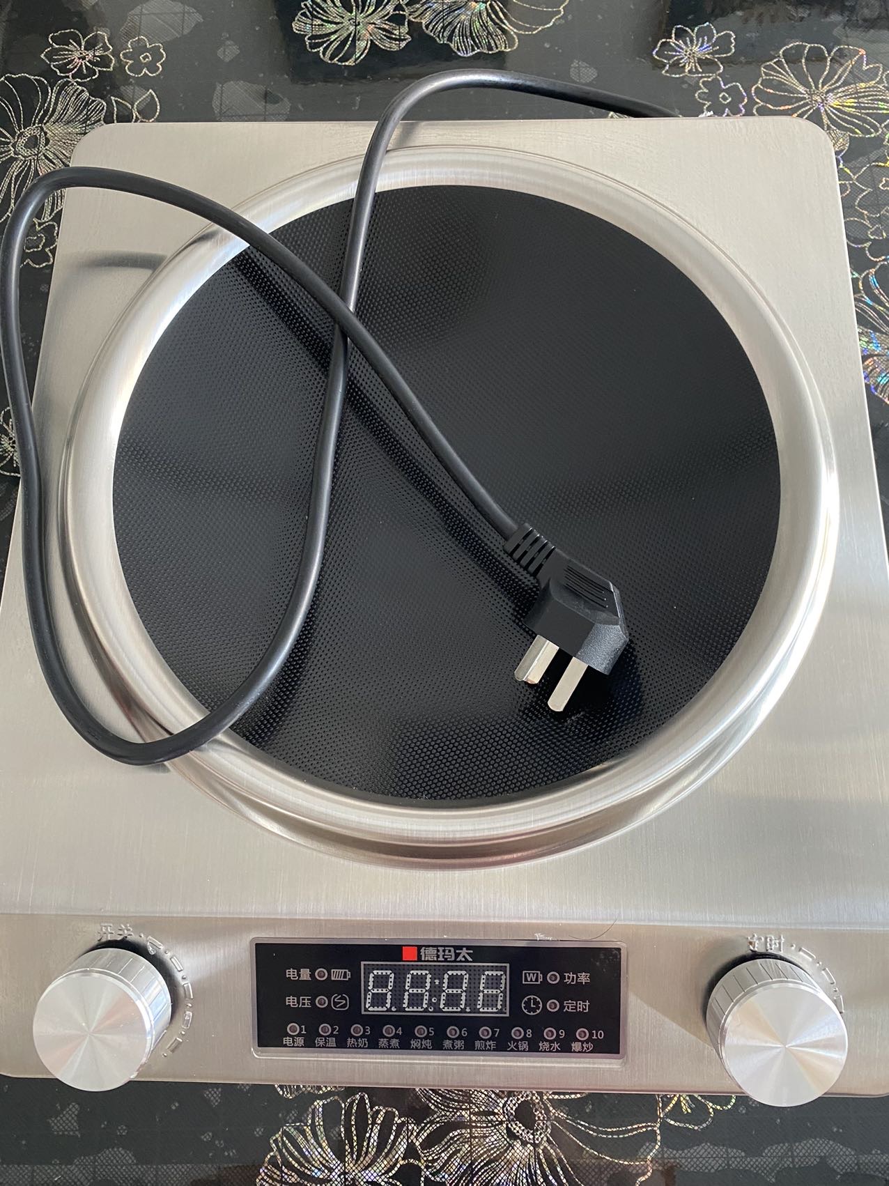 升级彩屏款德玛太3500凹面电磁炉大功率家用多功能电磁炉猛火爆炒电磁灶防水定时家用火锅电磁炉晒单图