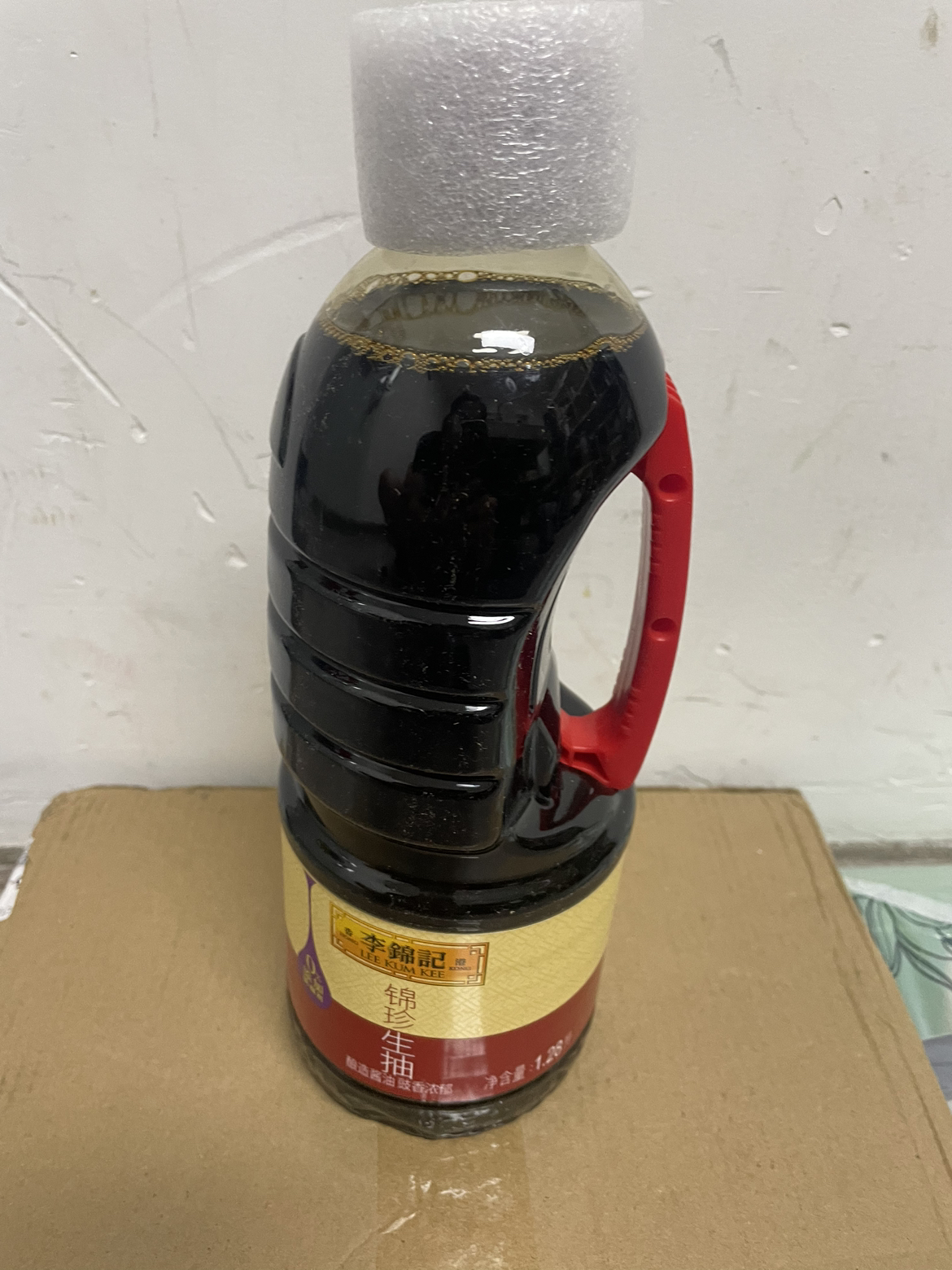 李锦记锦珍生抽1.28L/瓶生抽零添加防腐黄豆酿造剂凉拌炒菜蘸点酱油 2025年8月28日到期晒单图