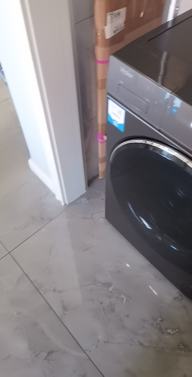海尔(Haier)10KG全自动滚筒洗衣机家用大容量直驱525筒径智能投放+精华洗晒单图