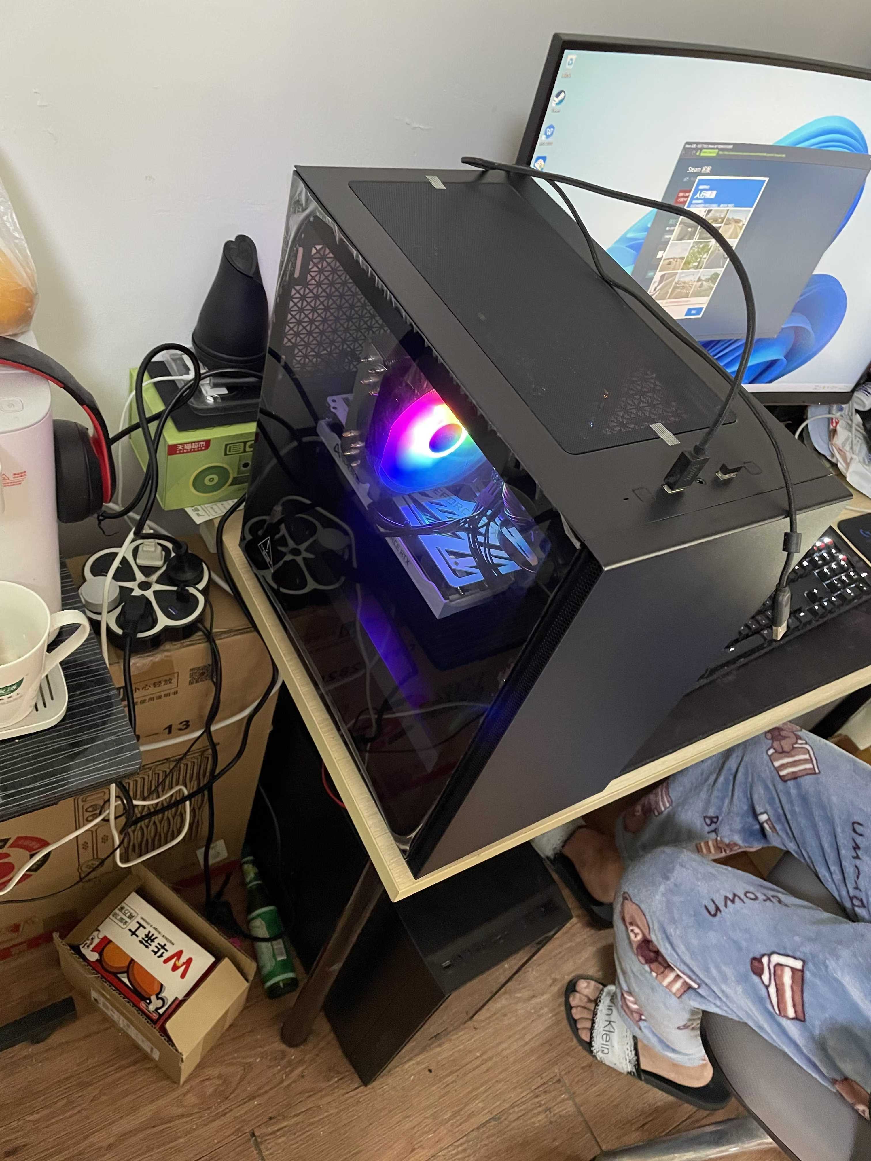 i5 12400F/RTX4060 8G独显/16G内存NVME固态DIY电脑 电竞游戏 视屏剪辑 设计AI DIY主机晒单图
