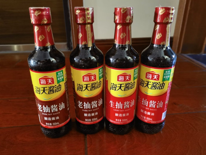 海天老抽酱油生抽酱油500ml 炒菜烹饪炖肉提鲜上色家用酿造酱油pet瓶 老抽酱油500ml晒单图