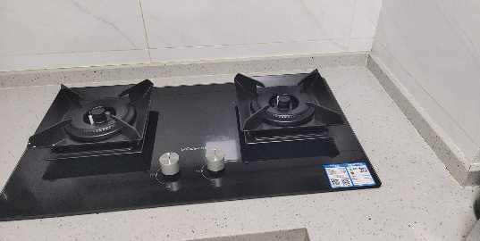 万和(Vanward) 一级能效 天然气双灶 双眼燃气灶 单灶具 5.2KW火力钢化玻璃 可调底座C5L90S晒单图