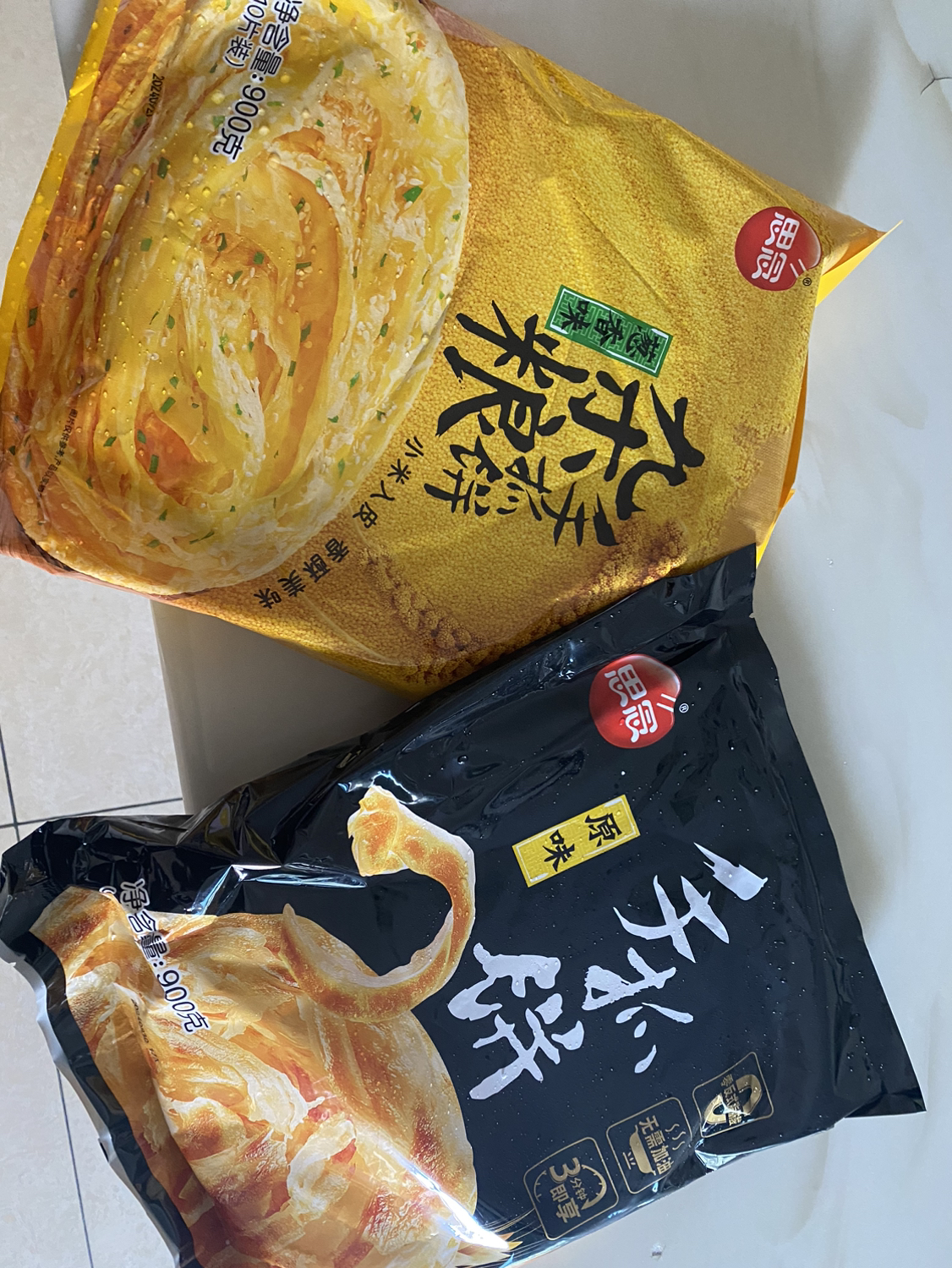 思念手抓饼原味+杂粮葱香(900g*2)晒单图