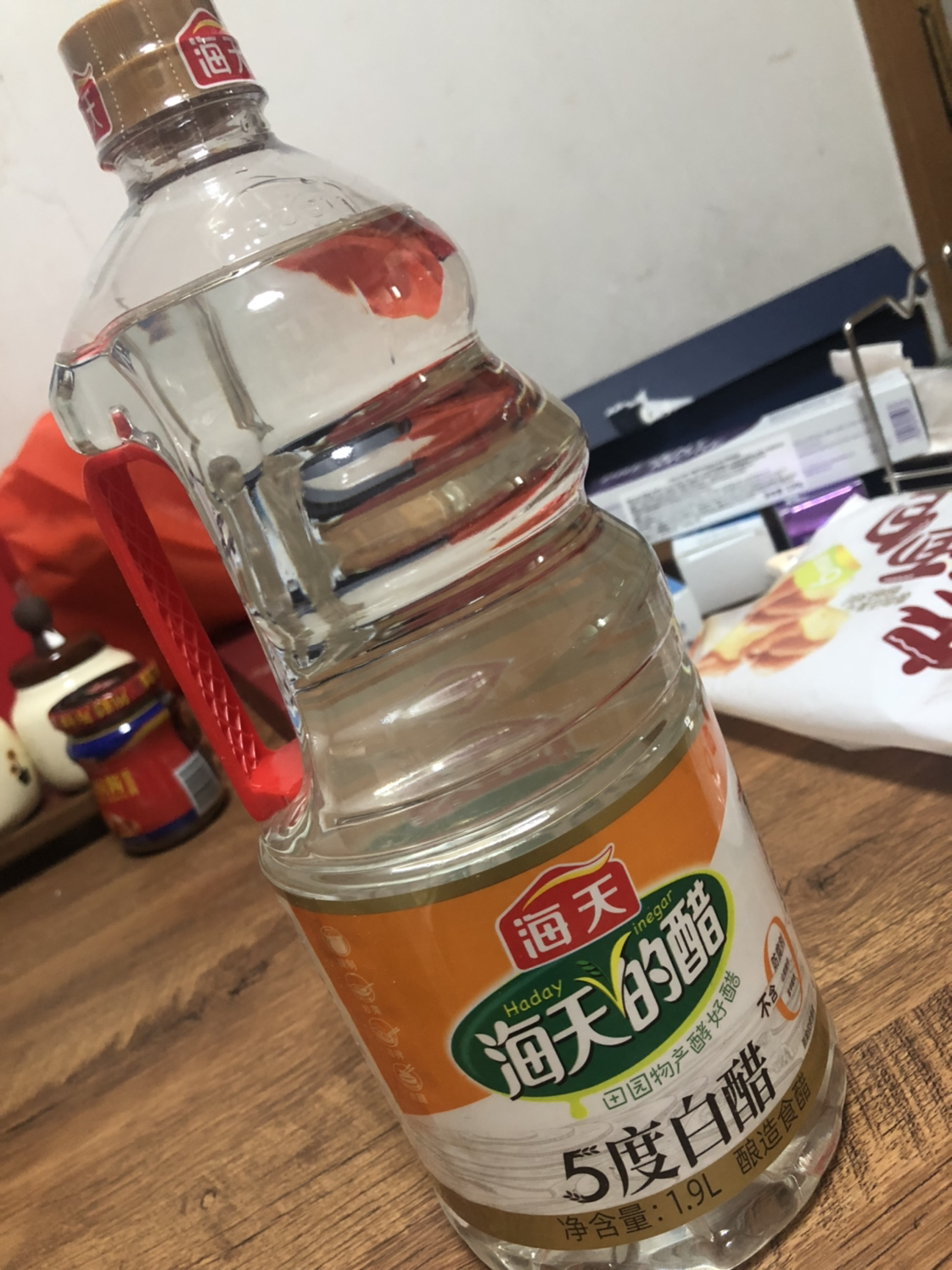 海天食醋 白醋1.9L 酿造食醋醋白醋 家用厨房炒菜凉拌腌制调味品晒单图