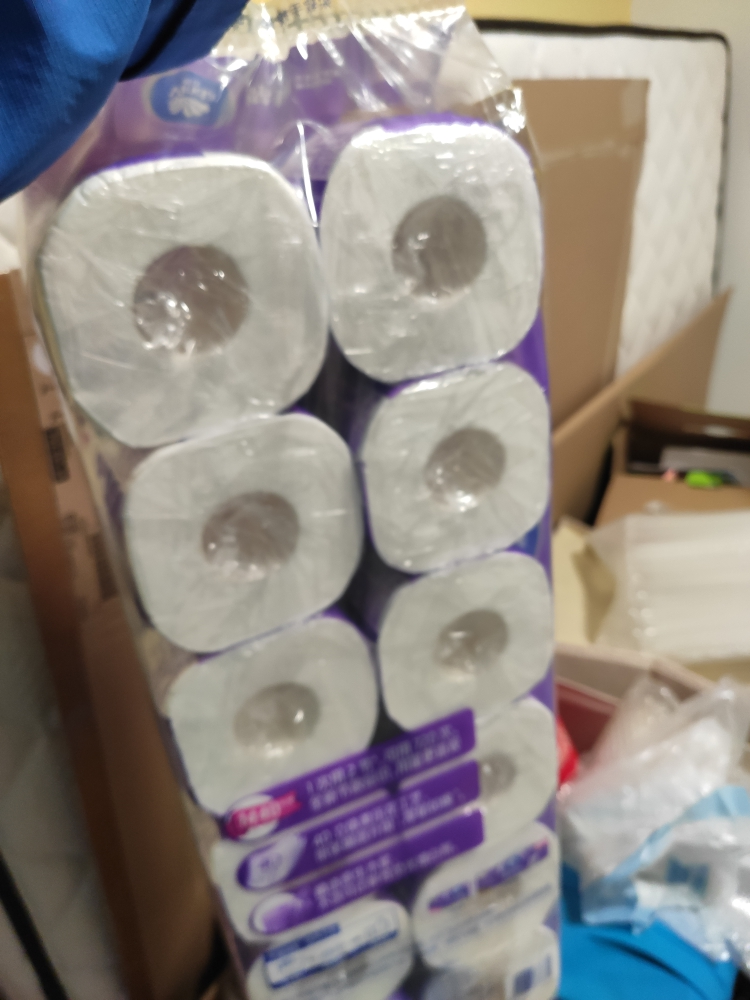 维达棉韧压花卷纸4层110克×24卷晒单图