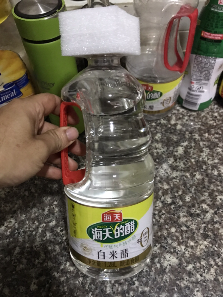海天白米醋1.28L 家用米醋 酿造食醋 醋味纯正 清新香气晒单图