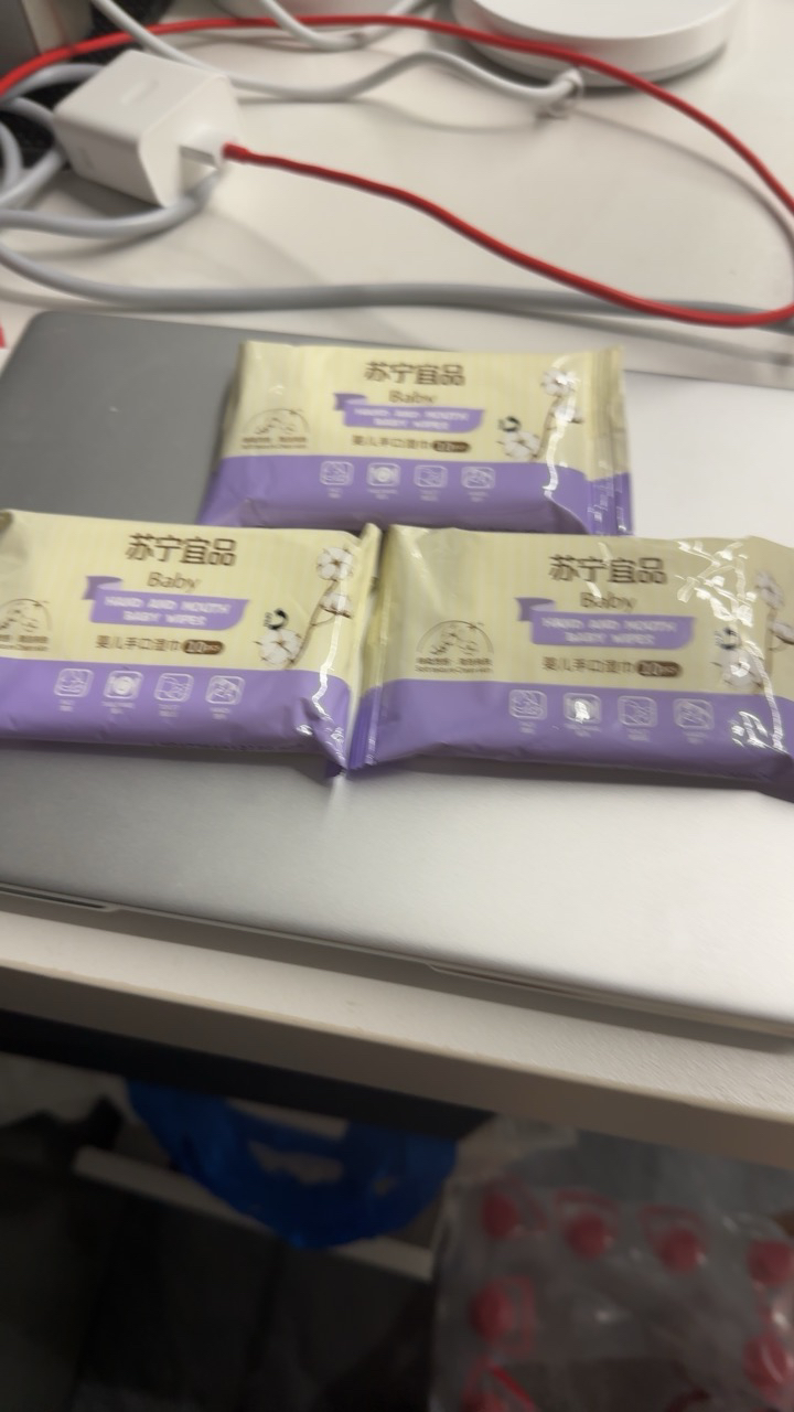 苏宁宜品婴儿手口湿巾宝宝湿巾10抽*30包晒单图