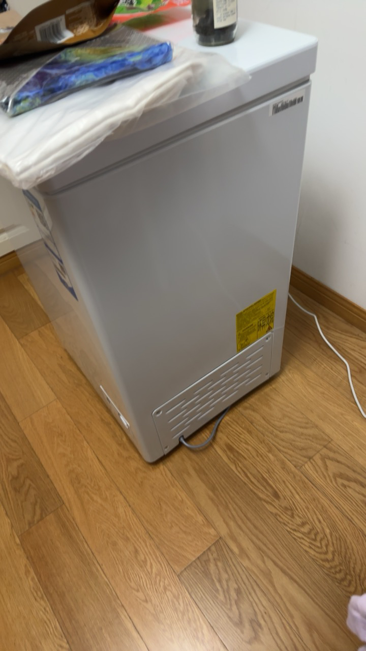 海尔(Haier)100升 家用卧式冰柜 冷柜 小冰箱 减霜80% 一级能效 断电保护 带脚轮BC/BD-100GHDT晒单图