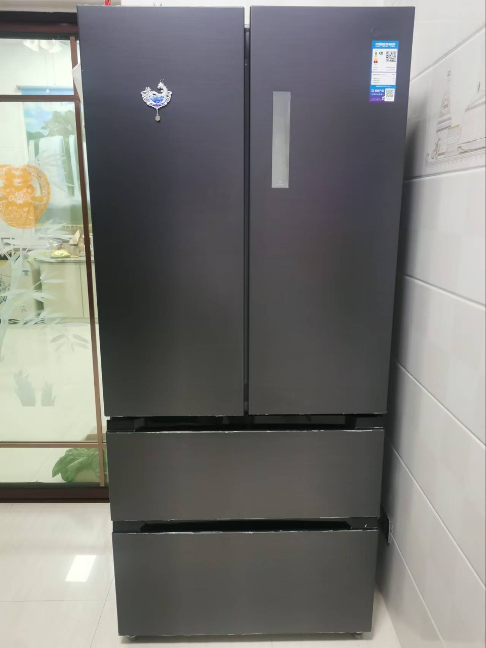 [19分钟急速净味]美的(Midea)508升 法式多门冰箱 高端系列 智能杀菌一级能效 BCD-508WTPZM(E)晒单图