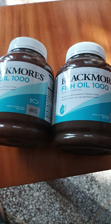 BLACKMORES 澳佳宝 深海鱼油胶囊 1000毫克 400粒/瓶 澳洲进口 深海鱼油晒单图