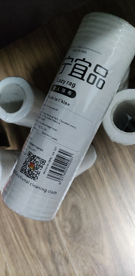 [苏宁宜品]懒人抹布50片/卷 (6卷/件)干湿厨房纸可水洗无纺布加厚一次性洗碗布晒单图