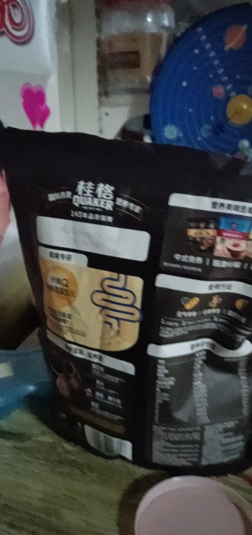 桂格五黑混合即食麦片518g*1包晒单图