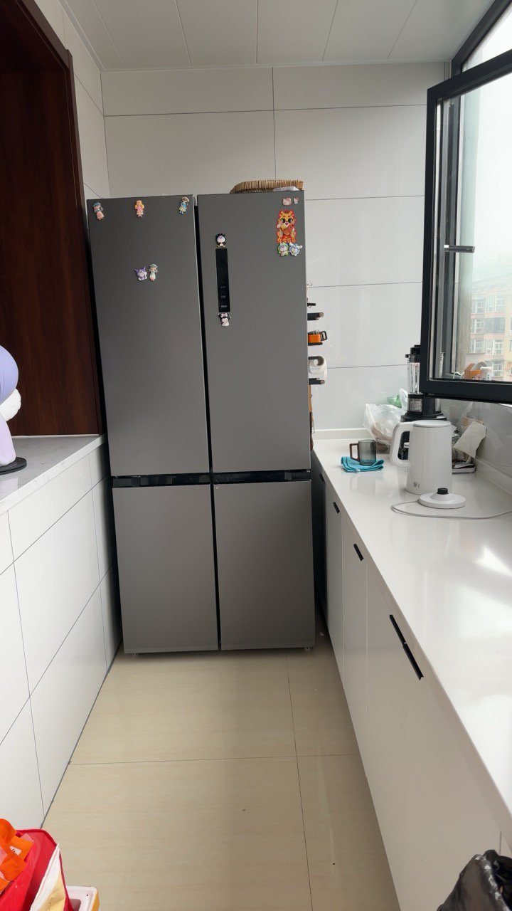 美的(Midea)531双系统双循环十字对开双开四开门风冷无霜一级能效变频大容量家用智能电冰箱MR-531WSPZE晒单图