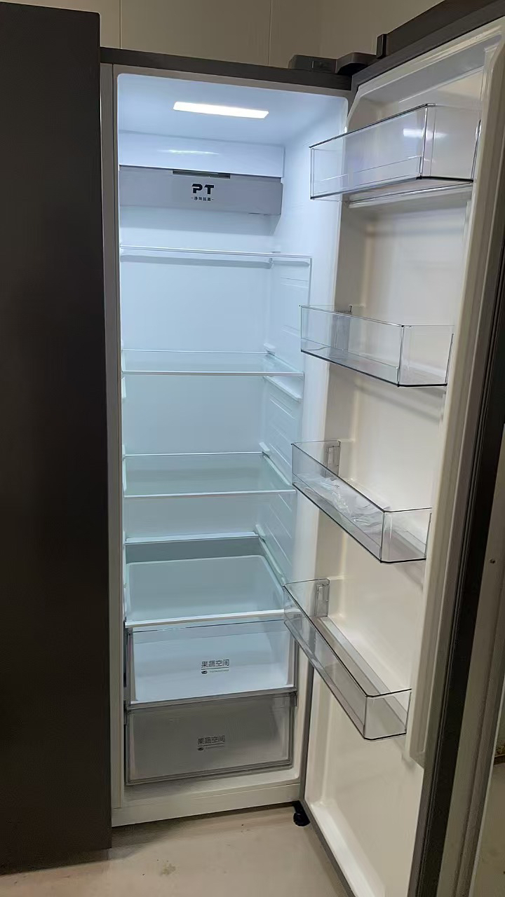 [自营]美的冰箱(Midea)550升对开门变频一级能效超薄电冰箱智能无霜净味BCD-550WKPZM(E)嵌入大容量晒单图