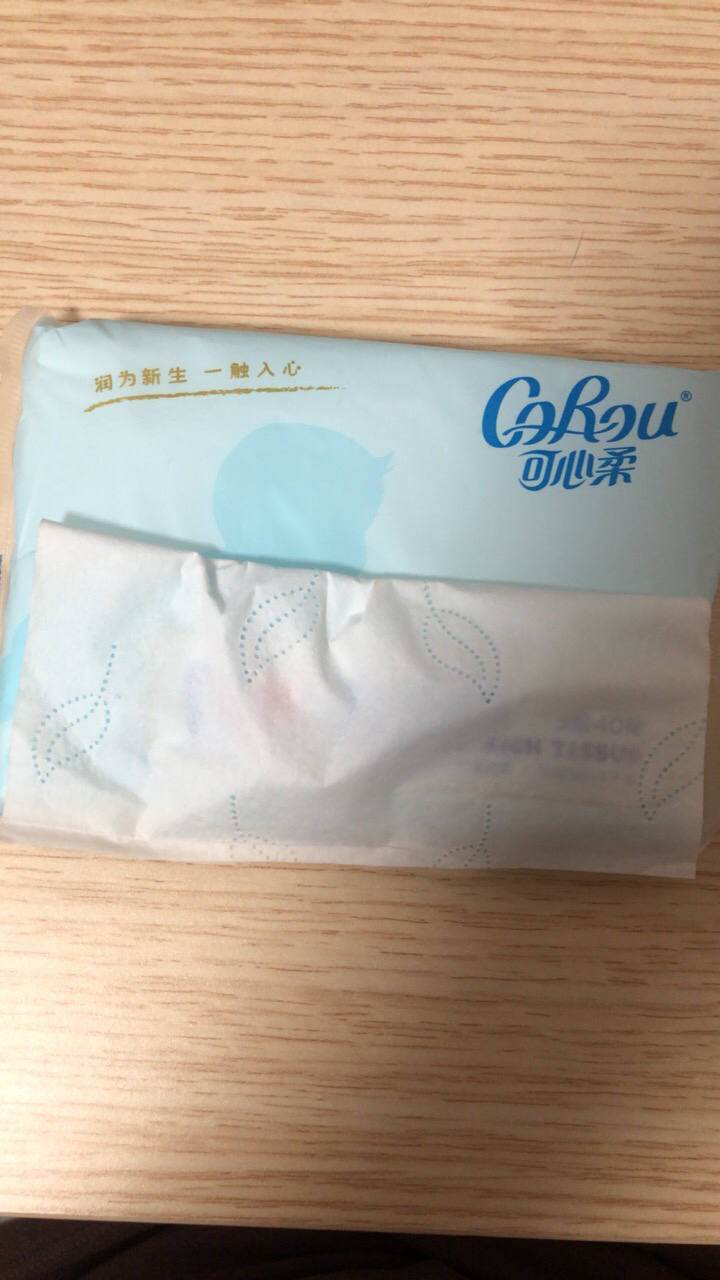 可心柔V9润+保湿系列40抽*6包宝宝抽纸婴儿柔纸巾新生儿云柔巾便携装晒单图