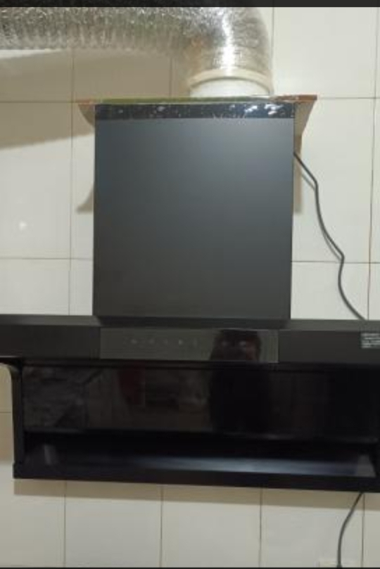 海尔智家统帅24立方大吸力顶侧双吸油烟机 7字型抽油烟机 家用油烟机 480Pa大风压 挥手智控 热熔洗 IQ92D晒单图