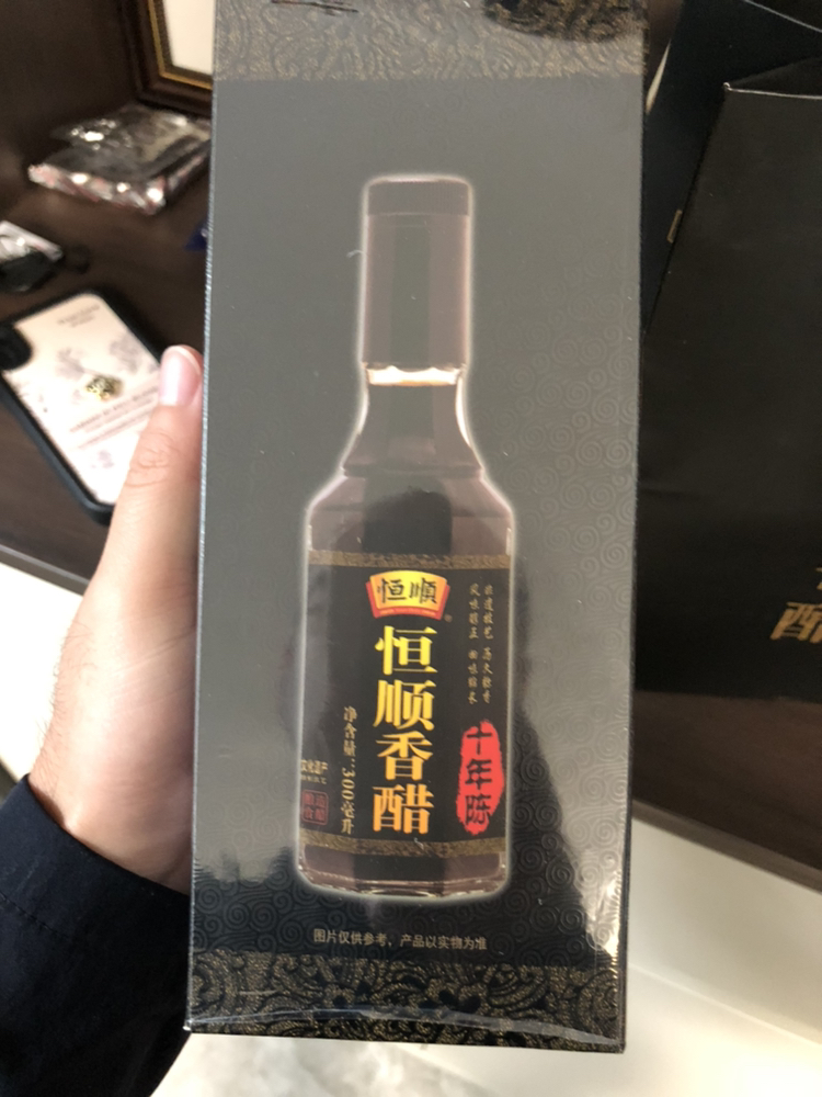 恒顺香醋300ml 十年陈酿原浆八度 镇江香醋 纯粮酿造食醋原浆陈 醋晒单图