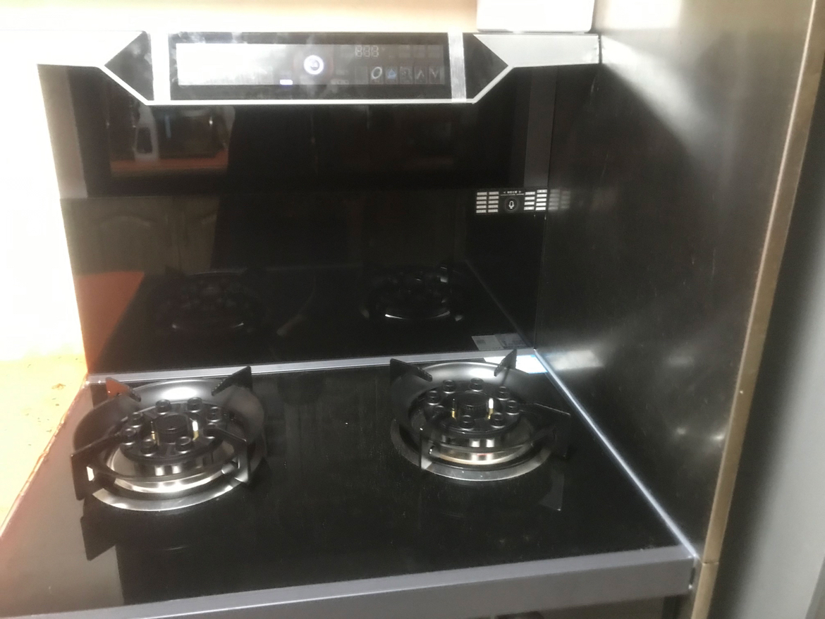 美娇好太太 集成灶 自动清洗侧吸下排式烟机一体灶 恒温置物台油烟机燃气灶消毒柜家用烟灶消一体 新款智控语音声控 液化气晒单图