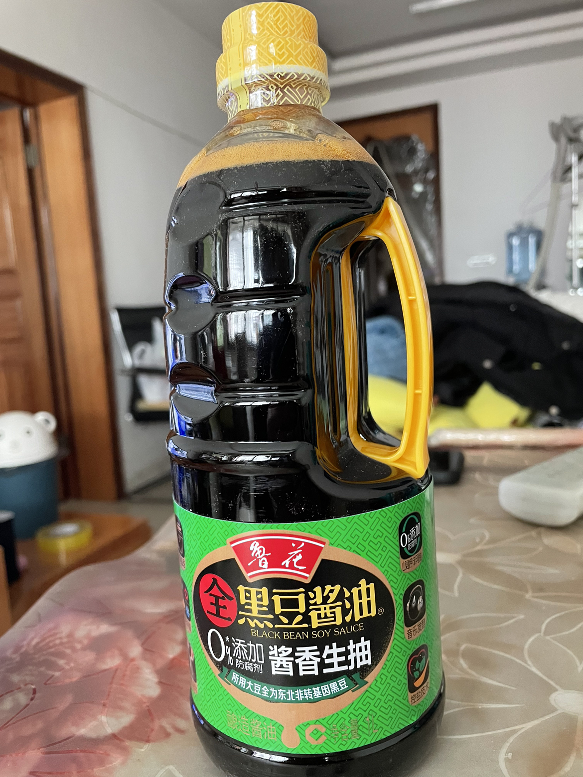 鲁花全黑豆酱香生抽酱油1L 特级无色素非转基因生抽调味品晒单图