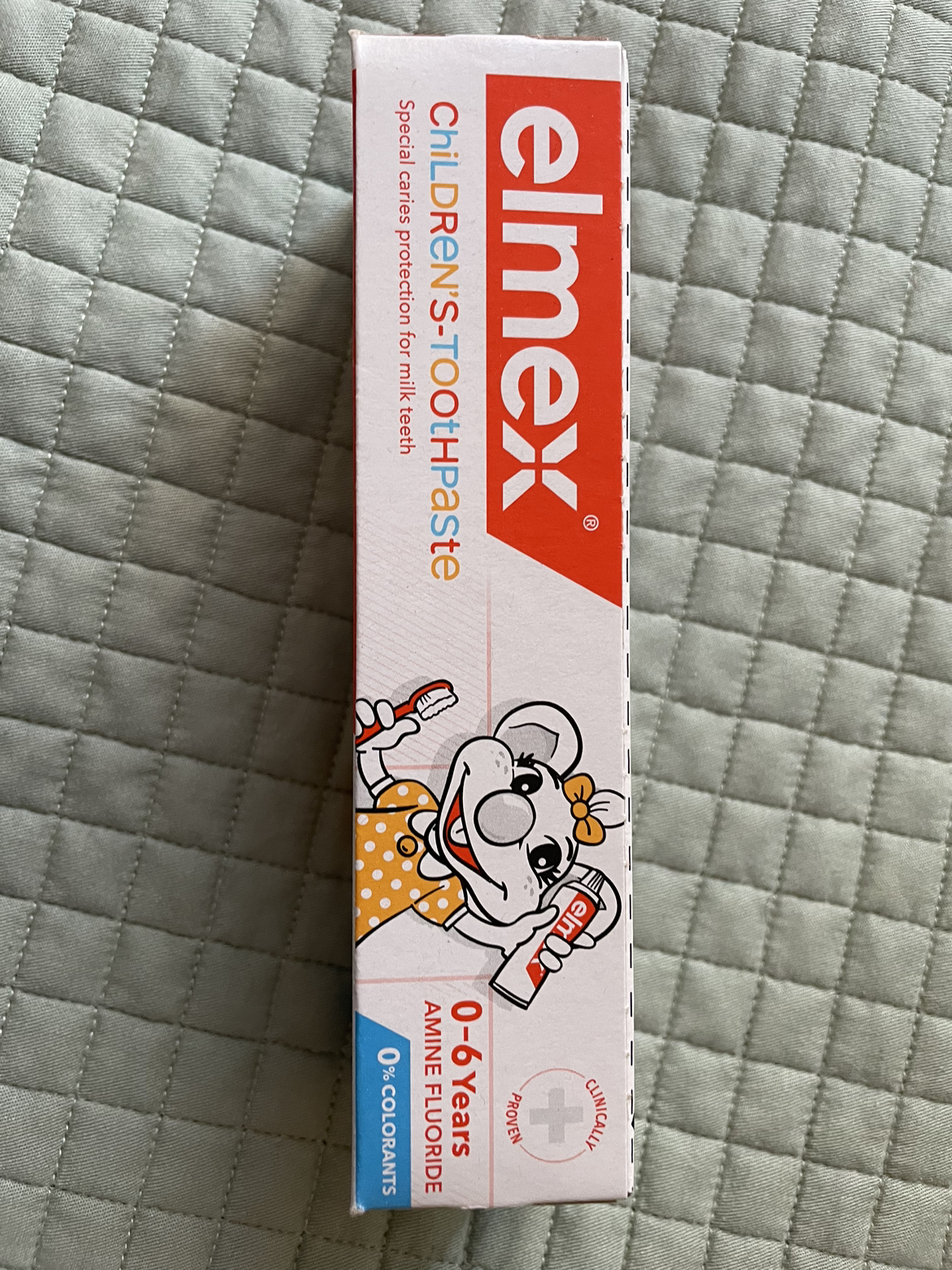 elmex艾美适幼儿宝宝儿童牙膏0-6专效防蛀61g欧洲原装进口晒单图