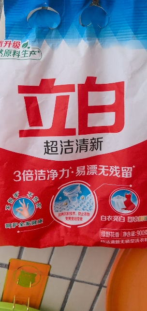 立白超洁清新洗衣粉900g深层去渍不伤衣易漂洗晒单图