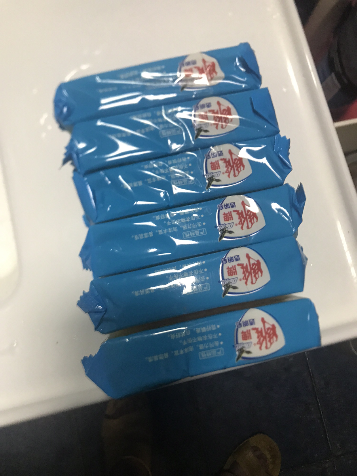 雕牌透明皂102g*6块肥皂洗衣皂组合装家庭装内衣皂杀菌家用实惠装晒单图