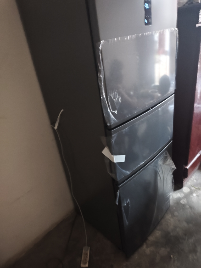 容声(Ronshen)252升三门三开门电冰箱变频风冷一级矢量节能家用风冷无霜冷冻冷藏BCD-252WD18NP晒单图