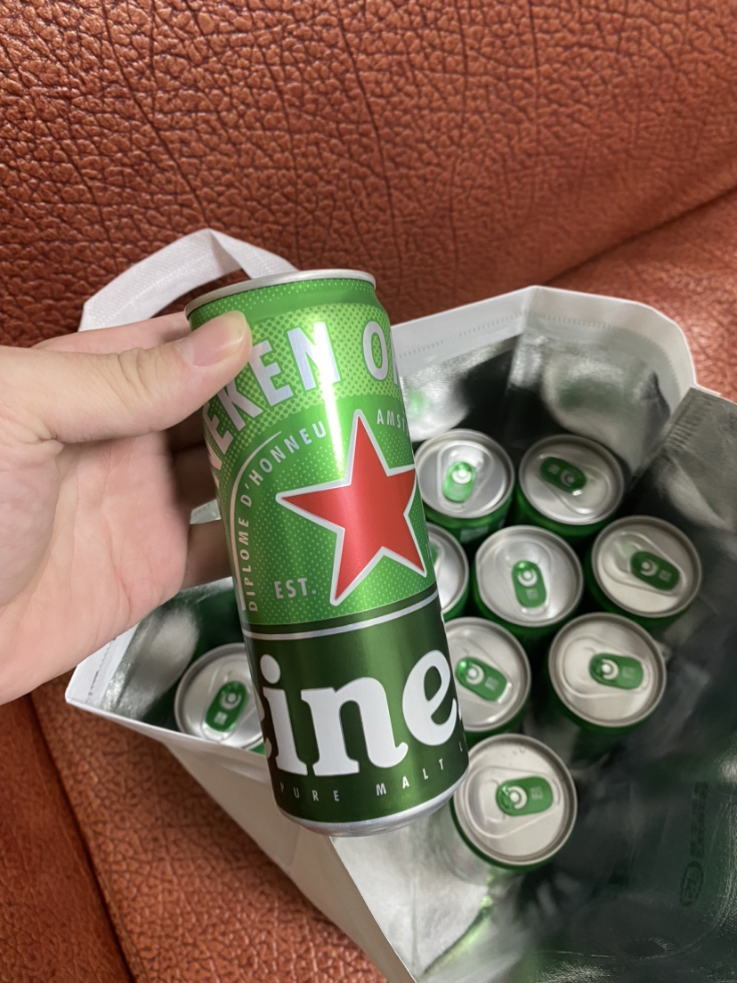 喜力(Heineken)经典啤酒(330ml*12听+星银330*3听 )*2箱 一共30罐 大规格整箱囤货晒单图