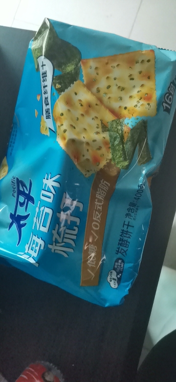 太平苏打饼干400g*1包梳打饼干早餐小零食休闲食品小吃(海苔味)晒单图