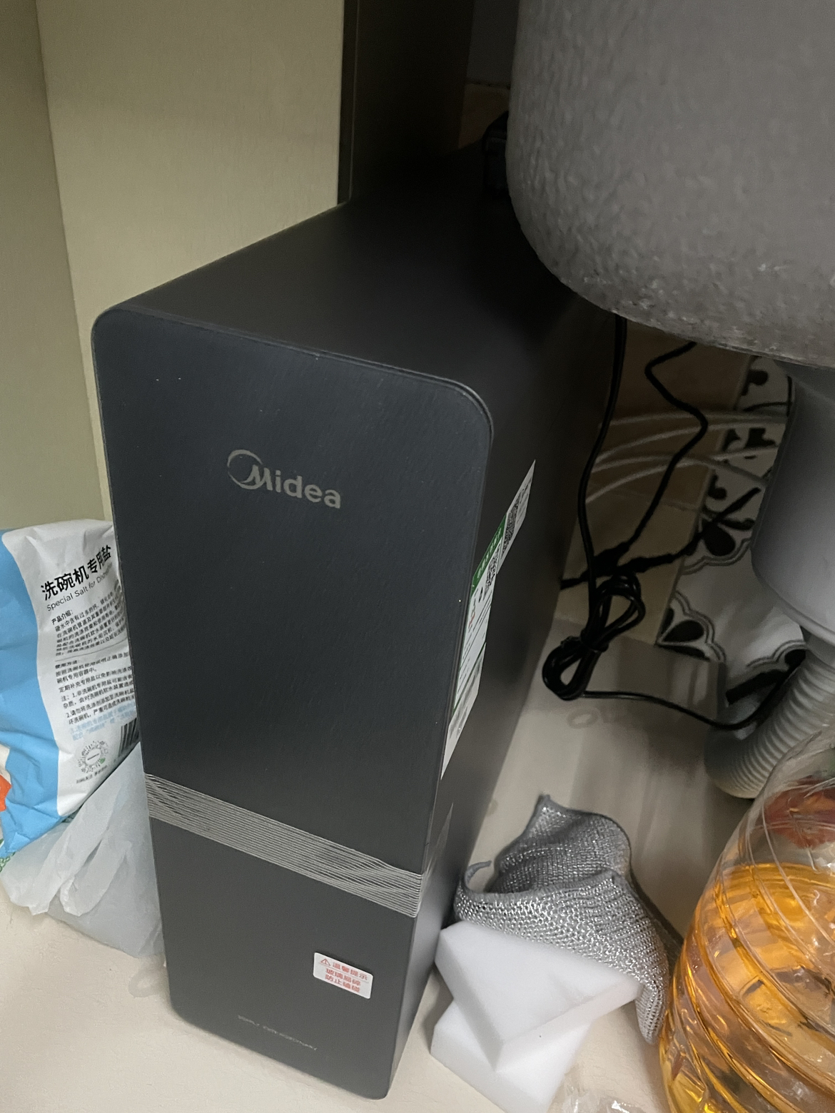 美的(Midea)净水器家用净水机星河净系列升级款T1000GPRO大通量净饮一体零陈水数显双出水厨下直饮水机反渗透过滤晒单图