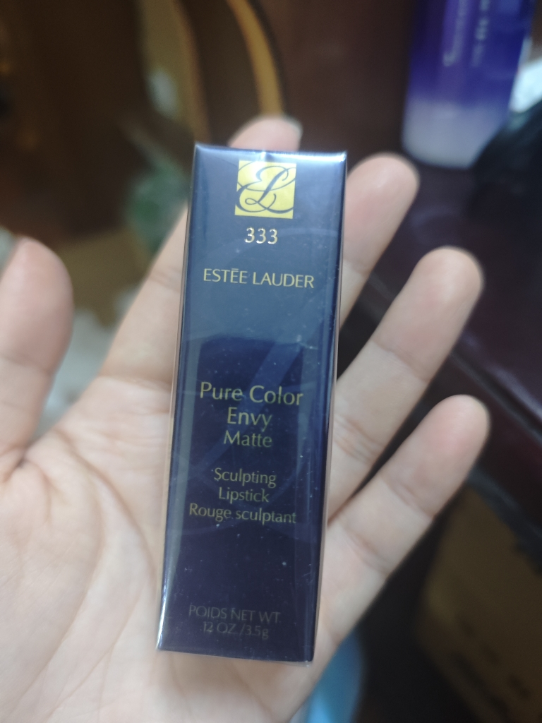 雅诗兰黛(Estee Lauder)口红3.5g 花漾倾慕显色持久 魅色唇膏 333# 枫叶红晒单图