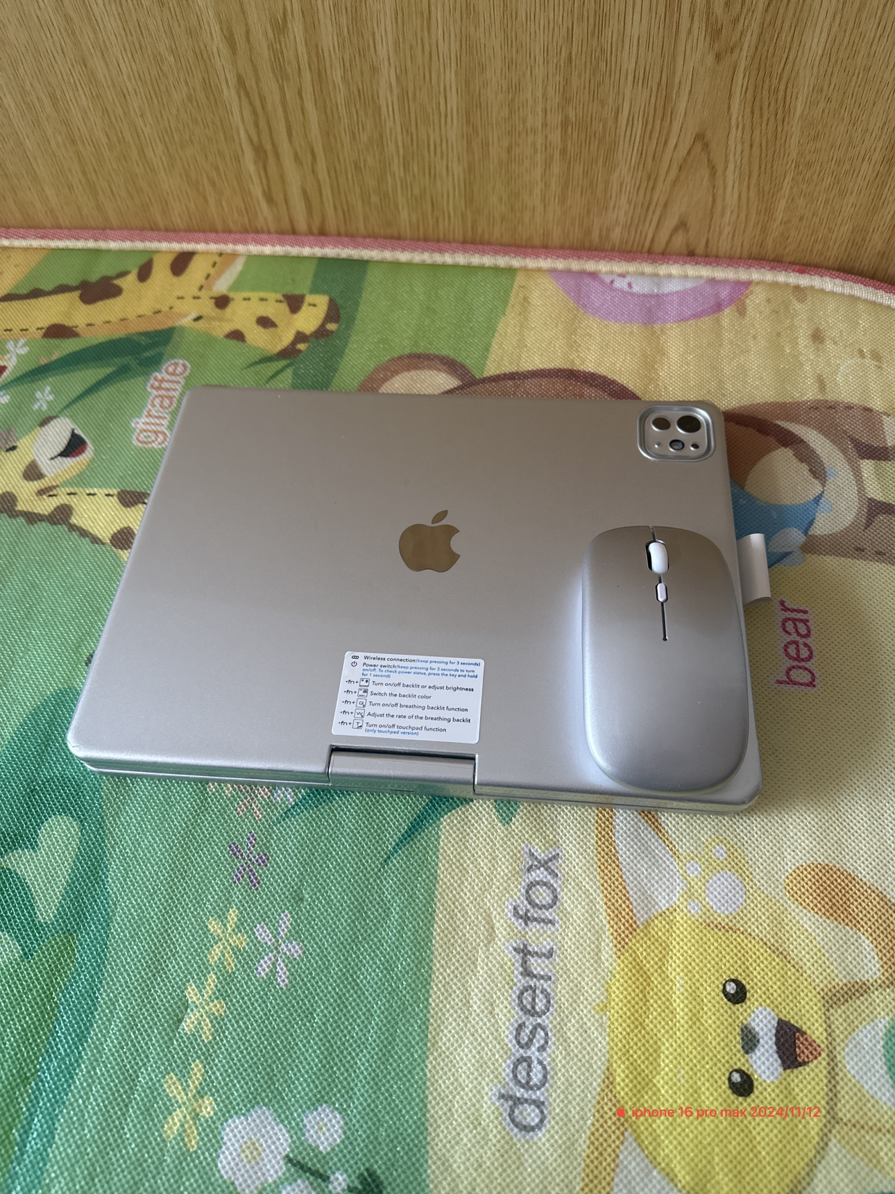 新款2024款 Apple iPad Pro 256G 11英寸 M4芯片 平板电脑 银色MVV93CH/A(需激活出售)晒单图