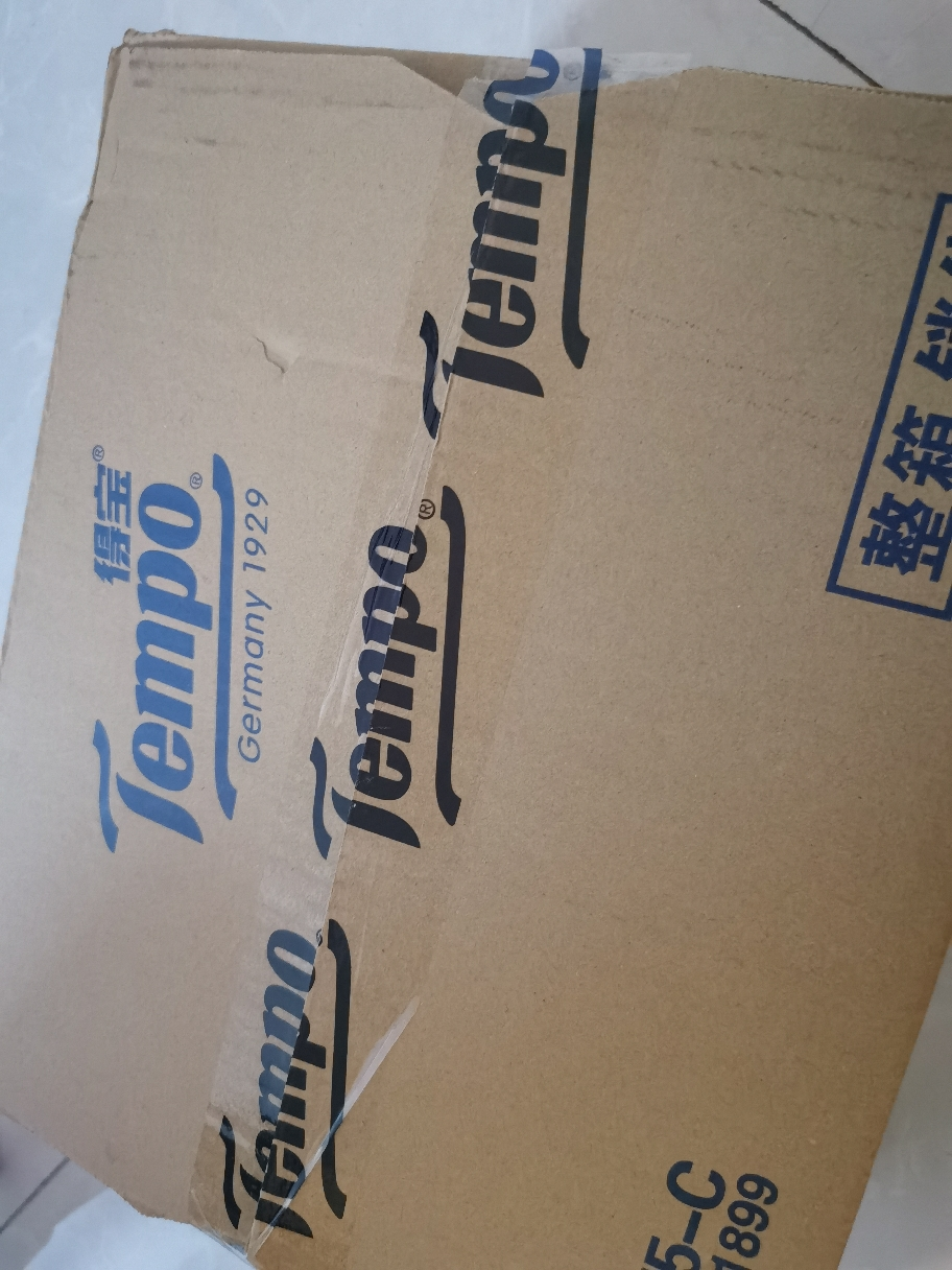 Tempo得宝经典无香抽纸4层90抽18包卫生纸 家用实惠装餐巾纸面巾纸卫生纸纸巾(整箱销售)晒单图