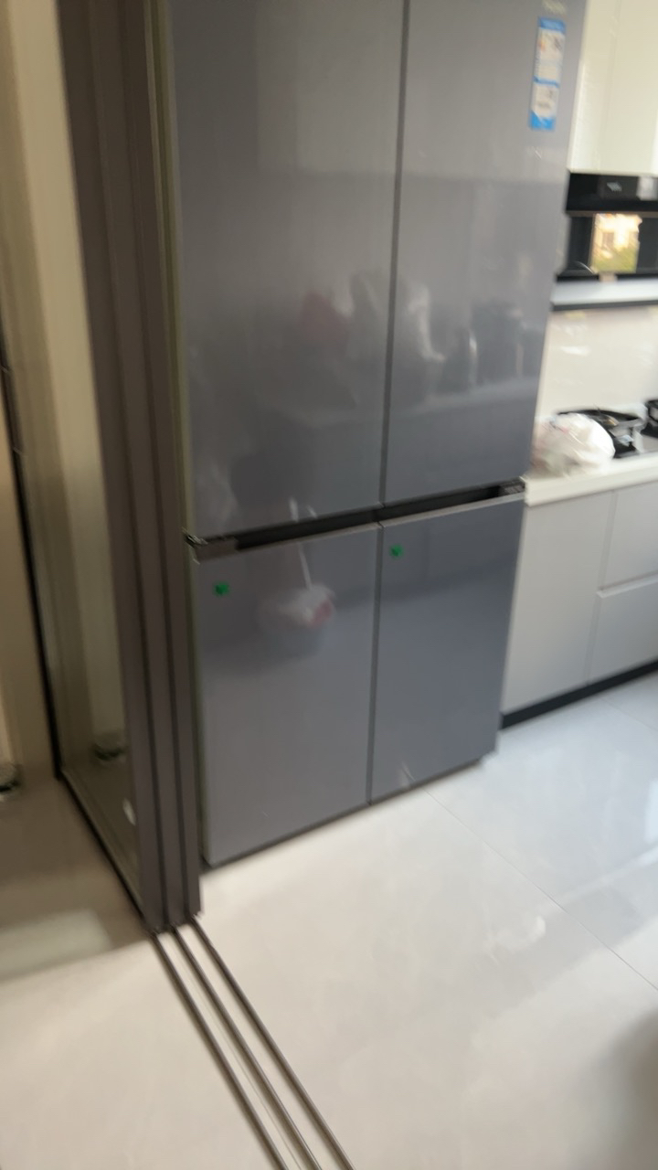 海尔(Haier)519升十字门超薄零嵌冰箱 全空间保鲜 EPP超净系统 宽幅变温 BCD-519WGHTD1BGTU1晒单图