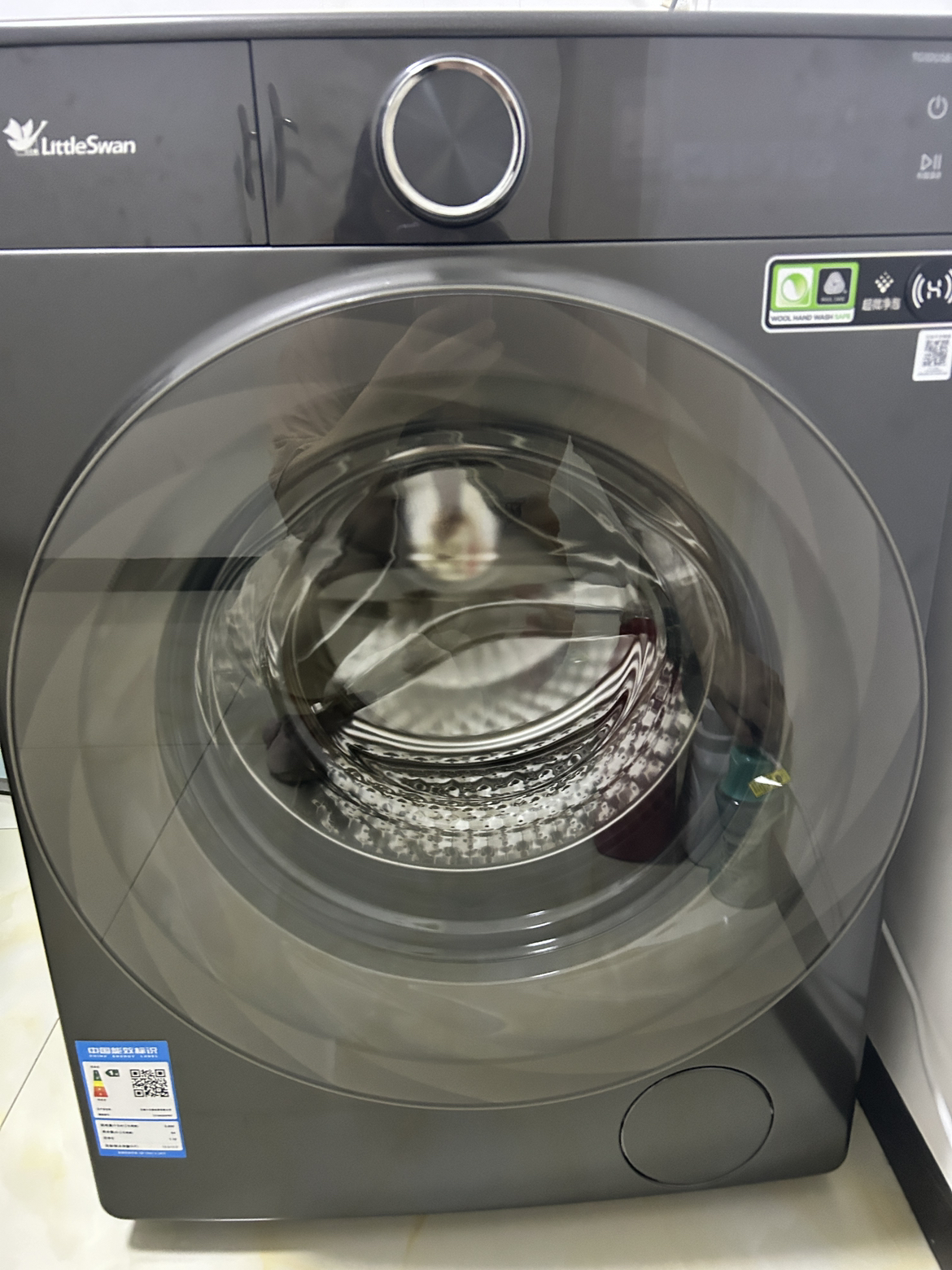 小天鹅(Little Swan)小乌梅2.0滚筒洗衣机全自动洗脱一体10KG超薄变频水魔方RVICPRO同款以旧换新晒单图