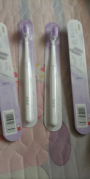 冷酸灵云感觉轻丝护敏牙刷4支装 细柔护龈软毛 成人软毛细毛洁净齿缝小头男女情侣多支装晒单图