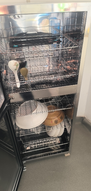 康宝(Canbo)/耐惠(NAAFI)消毒柜立式家用高温二星级 厨房碗筷餐具消毒碗柜XDZ115-MRP1晒单图