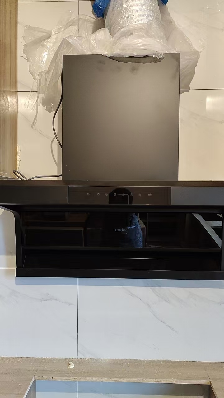 海尔智家统帅24立方大吸力顶侧双吸油烟机 7字型抽油烟机 家用油烟机 480Pa大风压 挥手智控 热熔洗 IQ92D晒单图