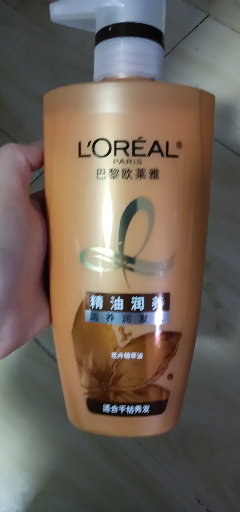 欧莱雅(LOREAL)精油润养润发乳500mL(护发素,深层滋养,干性发质)晒单图