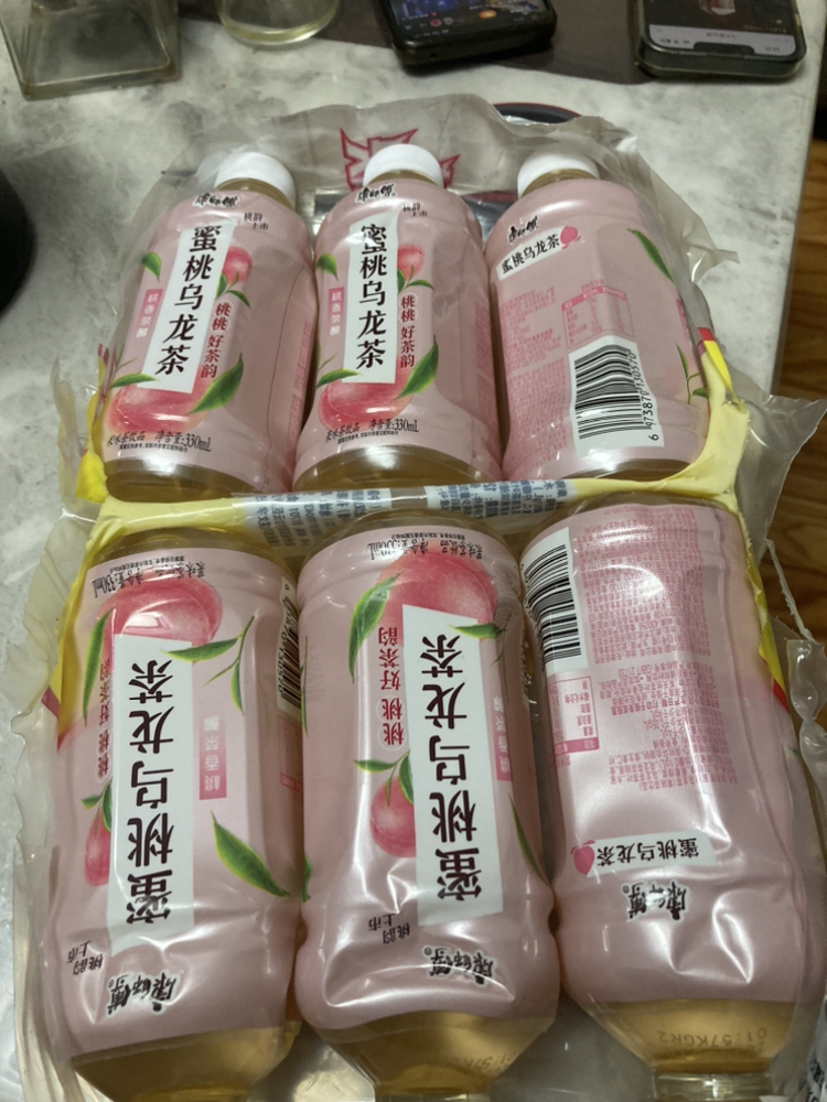 康师傅 蜜桃乌龙 330ml*6小瓶装茶饮料饮品 夏日饮料便携 苏宁宜品推荐晒单图