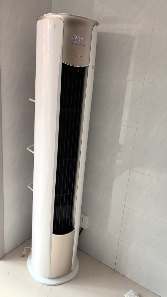 美的(Midea)空调锐静3匹p智能新一级全直流变频冷暖圆柱落地立式柜机客厅家用节能省电KFR-72LW/N8VHC1Ⅱ晒单图