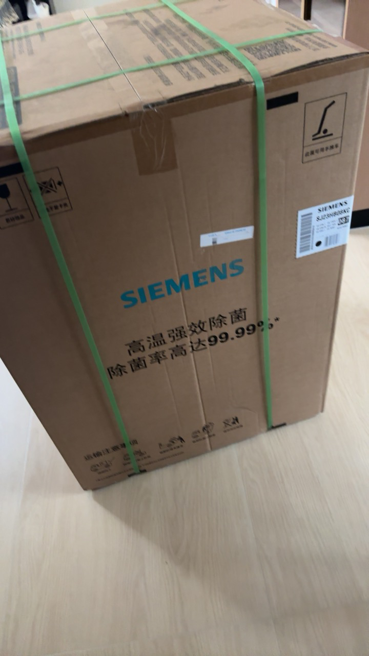 [WIFI智能]西门子(SIEMENS)12套独立式洗碗机家用大容量独嵌两用除幽门杆菌智能家居互联SJ23HB08KC晒单图