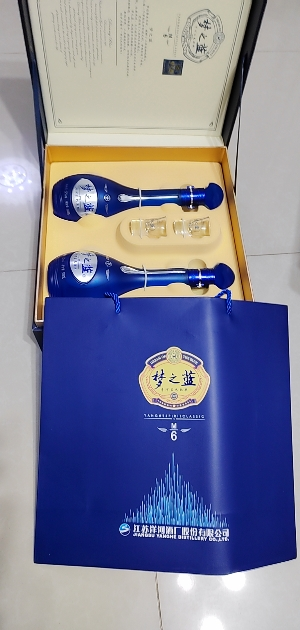 洋河 蓝色经典 梦之蓝M6 52度 500ml*2瓶*1盒 礼盒装 浓香型白酒 口感绵柔 新老包装随机发货晒单图