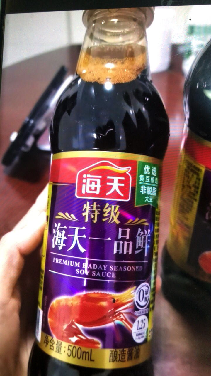海天酱油 特级一品鲜500ml*2瓶 酿造酱油 上色提鲜炒菜凉拌特级调味品 特级一品鲜500ml晒单图