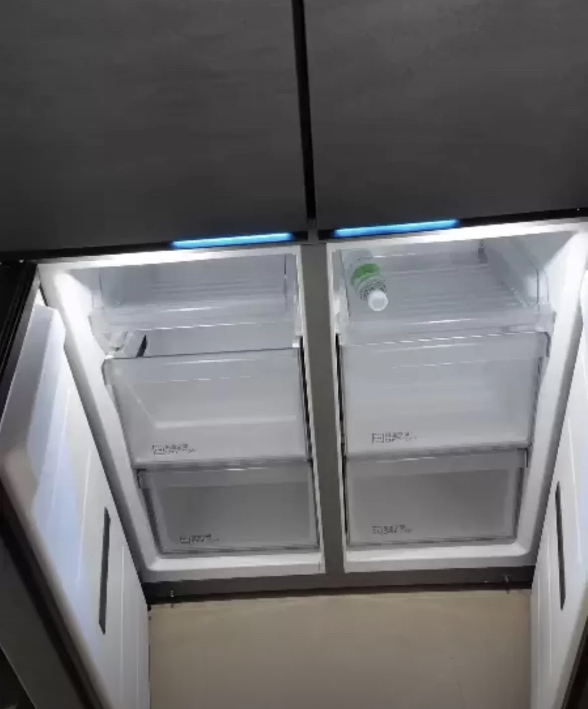 海尔(Haier)526升十字对开门冰箱 全空间保鲜 零距离自由嵌入式超薄 BCD-526WGHTD14S8U1晒单图