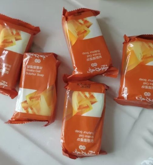 隆力奇 蛇胆 硫磺皂80g*5块装晒单图