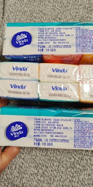 维达倍韧手帕纸3层8张30包 外出便携小包实惠餐巾纸面巾纸纸巾(新旧包装交替发货)晒单图