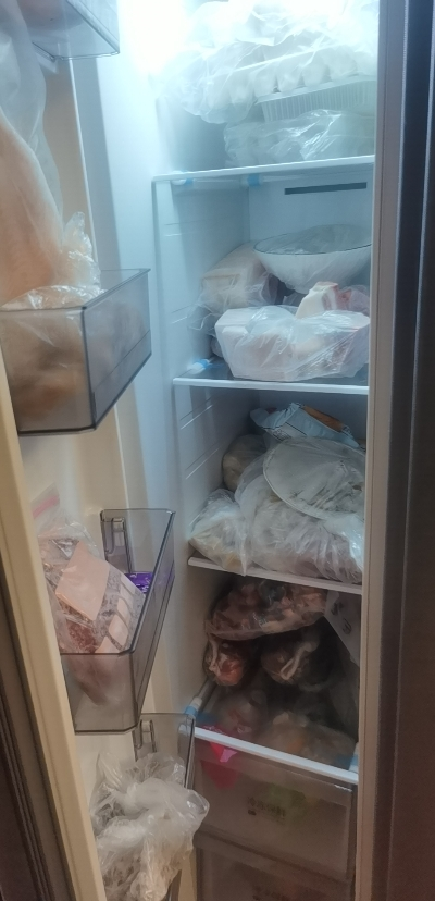 美的(Midea)605升双开门对开门一级能效净味风冷无霜家用双变频大容量精细分存储冰箱 BCD-605WKPZM(E)晒单图